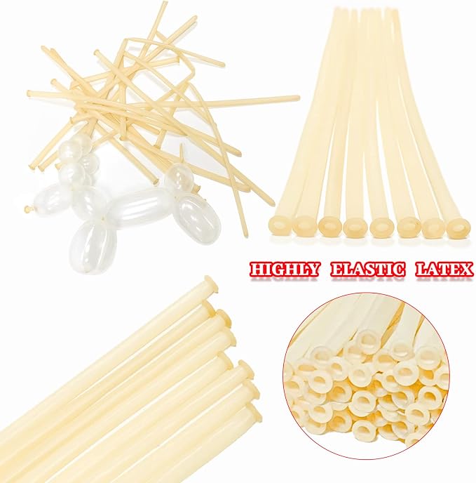 260 Balloons Clear Long Balloons 100 Pack Twisting Animal Balloon Thickening - Image 4
