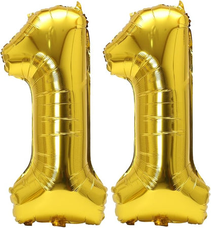 Number 11 Balloon Foil Mylar Balloons by YPSelected