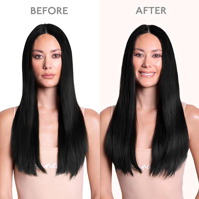 WENNALIFE Clip in Hair Extensions Real Human Hair, 20 Inch 150g 9pcs Jet Black Remy Hair Thicker Double Weft Extensiones De Cabello Humano Con Clip Ins Straight Full Volume
