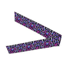 Men Women Sports Sweatband, Multi Style Elastic Head Ribbon for Sports Fitness Spa, Fashion Trippy Purple Blue Mushrooms Headwear Head Accessories