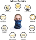 Headband Neck Gaiter Head Wrap Headwear Face Mask Magic Scarf Bandana for Men and Women