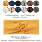 Artilady 12 Pack Boho Headbands for Women - Soft Yoga Elastic Hair Bands for Girls Workout Running Sport Head Wrap Non-slip Breathable (Q)