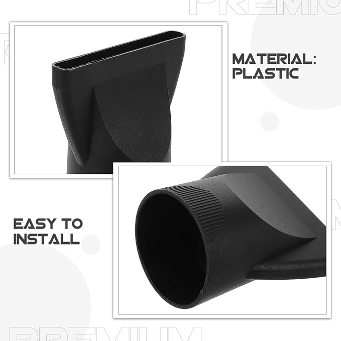 Beaupretty 2pcs Universal Hair Dryer Nozzle Attachment For Salon Styling Concentrator And Diffuser Tips For Blow Dryers For Curly Hair Hairdressing Accessories Black