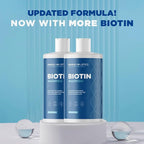 Rosemary and Biotin Shampoo for Thinning Hair - Vegan Volumizing Shampoo for Fine Hair with B Vitamins Argan Oil & Tea Tree Essential Oil - Paraben Silicone and Sulfate Free Vegan Formula (2 Pack)