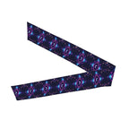 Men Women Sports Sweat Band, Multifunction Elastic Head Ribbon for Running Workout Shower, Novelty Sacred Geometric Symbols Sun Moon Trippy Purple Headdress Hair Decor