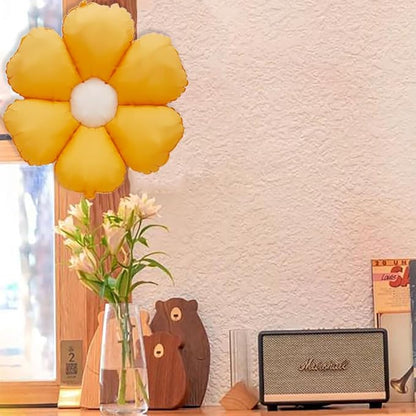 Daisy Balloons Yellow Flower Daisy Balloons Kit Groovy Party Decor Supplies - Image 3