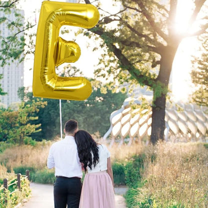 TONIFUL 40 Inch Large Gold Letter E Foil Balloons Alphabet Balloons | Giant - Image 4