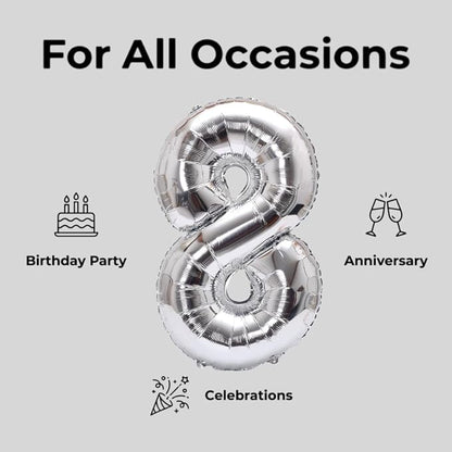 Number 18 Balloon Foil Mylar Balloons - Image 5