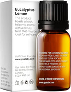 Gya Labs Eucalyptus Lemon Essential Oil - 0.34 Fl Oz - for Hair, Skin, Diffuser, Aromatherapy & DIY Candle Making Scent