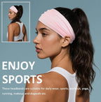 AKTVSHOW Headbands for Women Non-Slip Head Band for Women’s Hair Wide Thick Sweat Hair Bands, Trendy Hair Accessories for Women's Yoga, Workout, and Fashion