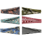 DRESHOW Yoga Sports Headbands for Women Girls Elastic Non-Slip Headband Running Workout Hair Bands Accessories
