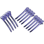 Hair Styling Clips, ANGGREK 12pcs/Box Hair Styling Clips Hairdressing Salon Sectioning Hairpins Duck Billed Hair Cutting Clips for Thick and Thin Hair Salon Styling 6 Colors()