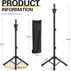 Relx Wig Head Stand - Adjustable Mannequin Head Stand - Wig Stand for Styling - Wig Stand Tripod for Cosmetology Hairdressing Training (Head Not Included)