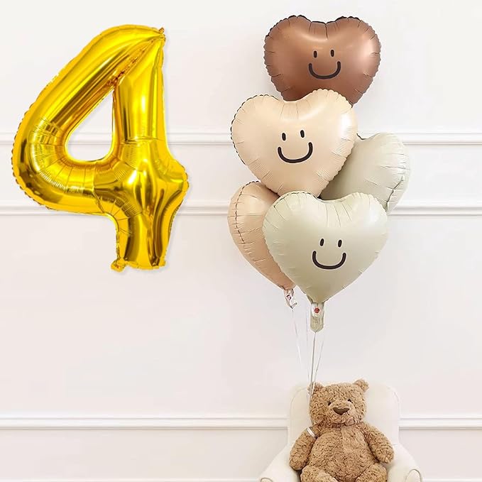 10 Pcs Number Balloons 32 Inch Gold 0-9 Number Mylar Foil Balloons Gold Custom - Image 5