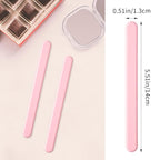 6PCS Silicone Wax Applicator Sticks, Pink Reusable Hard Wax Spurtle Spatula Non-stick Stirring Wand Hair Removal Sticks Applicator Spatula for Home Salon Body Use