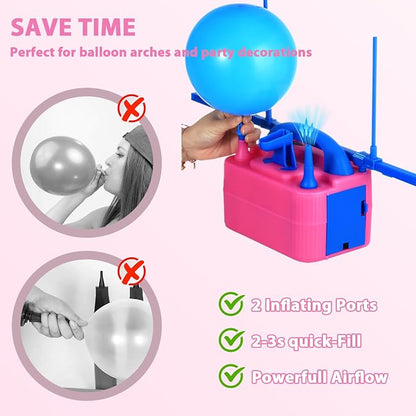 Balloon Pump Electric, Electric Air Pump Replace Manual Balloon Hand Pump - Image 9