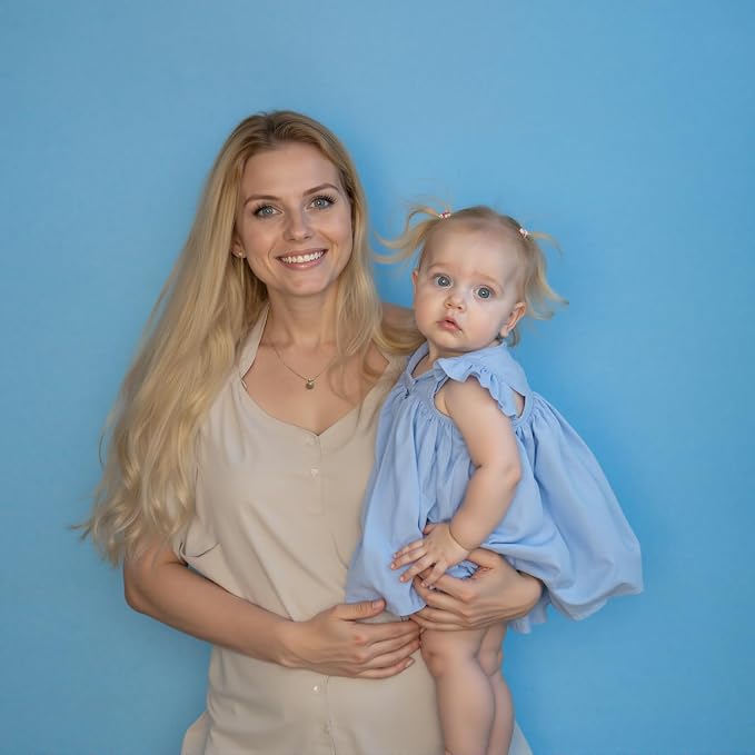 Kate Seamless Paper Backdrop for Photography Solid Blue Backdrop Paper - Image 4