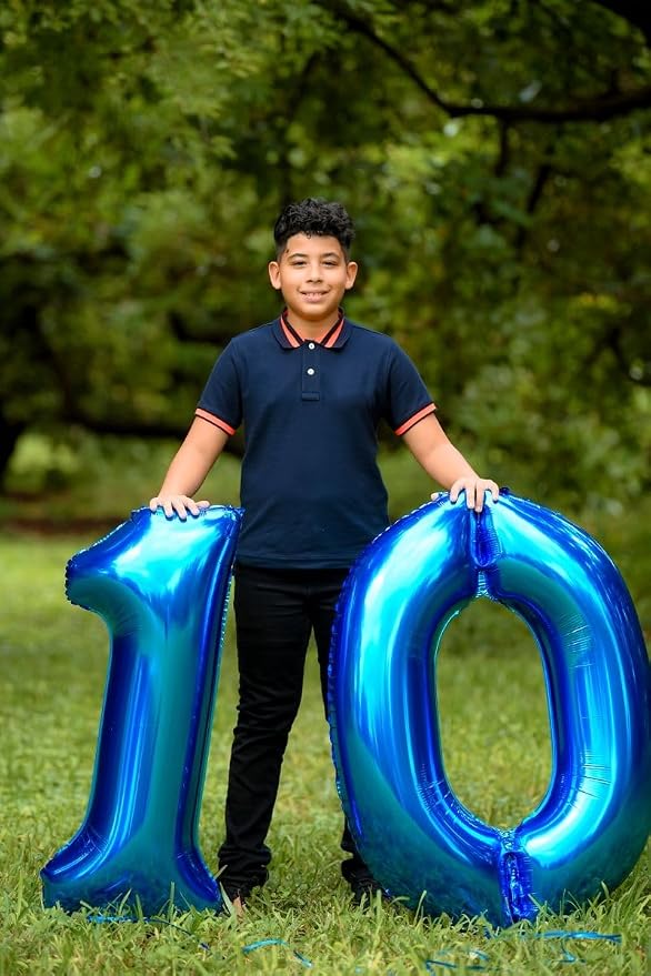 Numbers 50 Balloon 40Inch Cream Balloons - Image 2