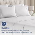 King Pillow Cases Set of 10 - Ultra Soft Hotel Quality Pillowcase Covers - Comfy, Cozy & Wrinkle Free - Shrink, Stain and Fade Resistant - Machine Washable Pillow Protectors - 10 Pcs Set - French Grey
