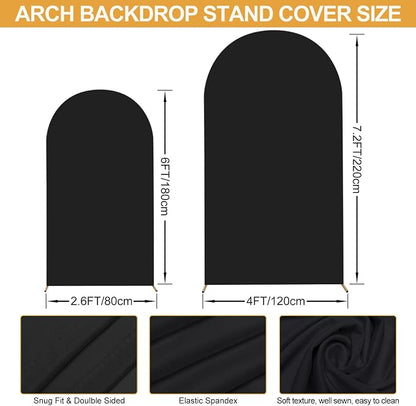Wedding Arch Backdrop Stand Set of 2 - Image 4