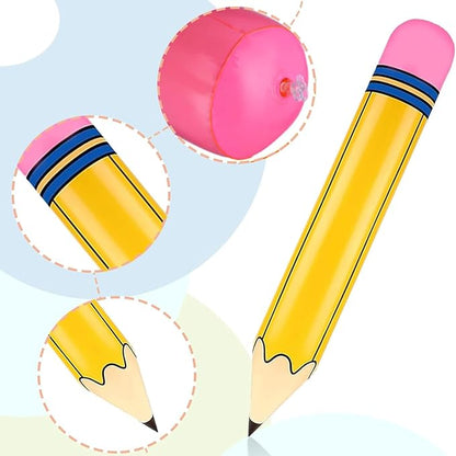 2Pcs Pencil Balloons, Back to School Foil Balloon, 27In Yellow Pencil Aluminum - Image 4