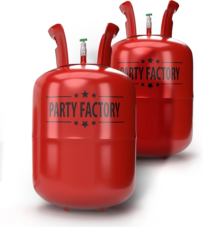 Party Factory – 2x Helium Tank by PartyFactory