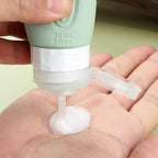Travel Bottles for Toiletries, Tsa Approved 2oz Travel size Bottles, BPA Free Leak Proof Travels Toiletry Containers, Traveler Accessories with Toiletry Bag for Shampoo Liquid (4 Pack)