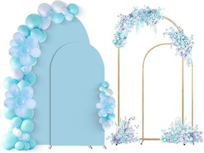 Wedding Arch Backdrop Stand Set of 2 by SuuWoee