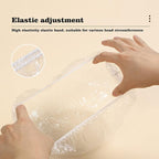 200 PCS Disposable Shower Caps Thickened Waterproof Hair Bath Caps for Women Men Girls Travel Spa Hotel Home Use Salon - Multi-Purpose Elastic Plastic Shower Caps, Essentials Accessories 18.1" (Clear)