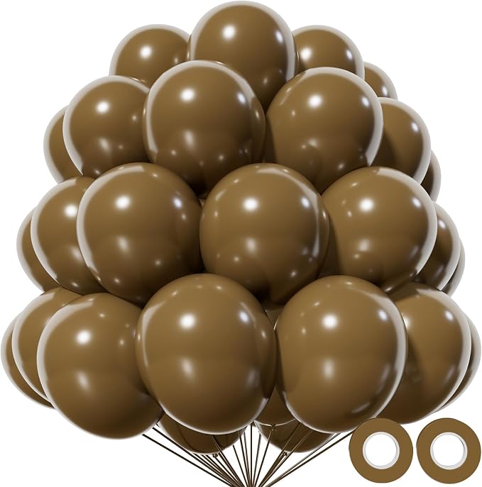 Brown Balloon 12 Inch by Kawkalsh