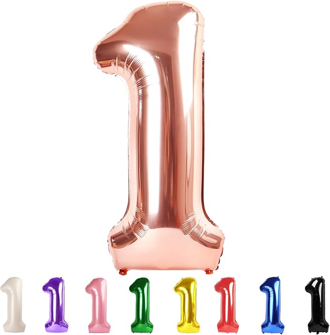 Number Balloons 40 Inch 1 Balloon by Mluchee