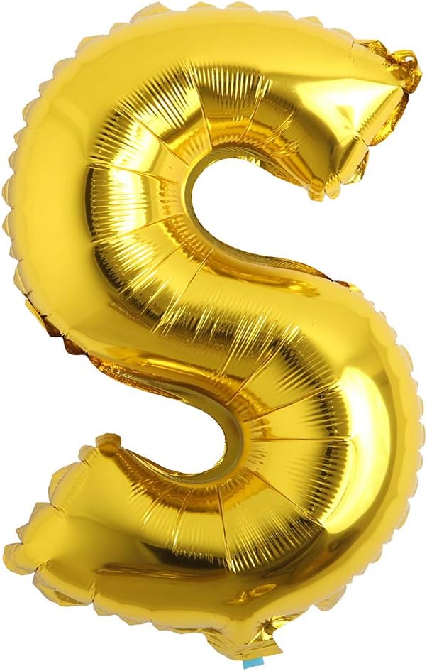 16" Alphabet Letter and Number Balloons Set Package, Aluminum Hanging Foil Film by RUIANSI