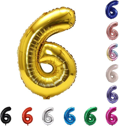 YPSelected 32 Inch Large Foil Helium Number Balloon Birthday Wedding Party 0-9 by YPSelected