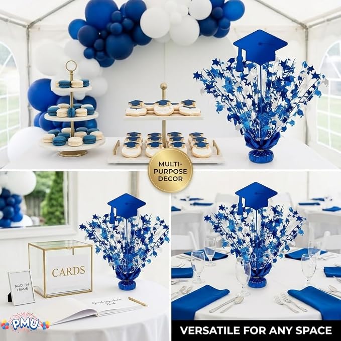 PMU Graduation Centerpieces for Table 2026, Grad Balloon Weight Centerpiece - Image 5