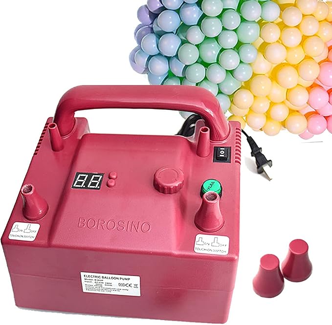 Portable Electric Balloon Blower Pump, Dual Nozzle Balloon Inflator by Unknown