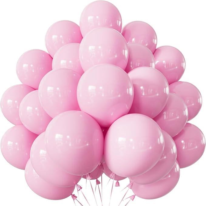 Light Pink Balloons, Baby Soft Pink Balloons by Adeyoo