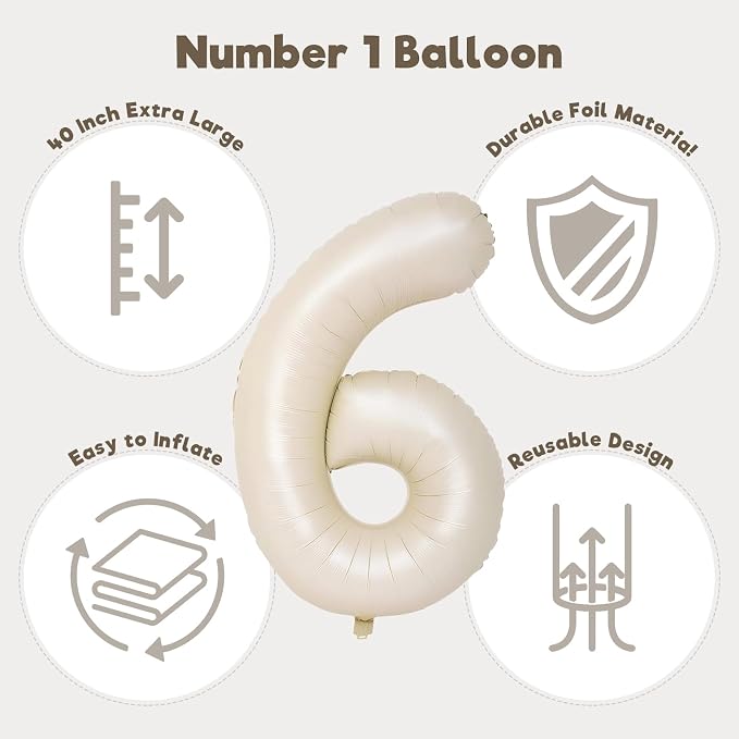 Number Balloons for Birthday Decorations - Image 3