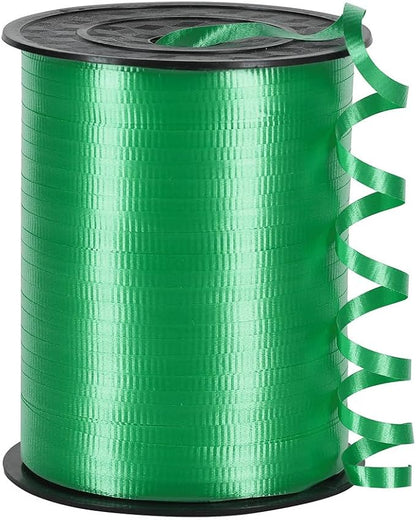 Green Curling Ribbon, 3/16 inch x 500 Yard Dark Green Crimped Curling Ribbon by PendantofLuck