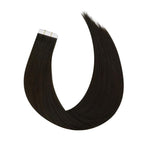 Full Shine Tape in Hair Extensions Human Hair Color Dark Brown Seamless Invisible Tape in Human Hair Extensions 22 Inch 10Pcs 25Grams Add Length Unprocessed Virgin Hair for Postpartum Women