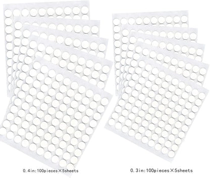 ACFELLE 10 Sheet Foam Round Dots Double-Sided Adhesive 3D Craft Foam Tape - Image 3