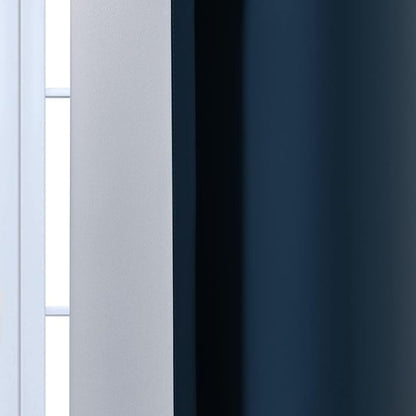 Yakamok Ombre Curtains Navy Blue and Greyish White - Image 7