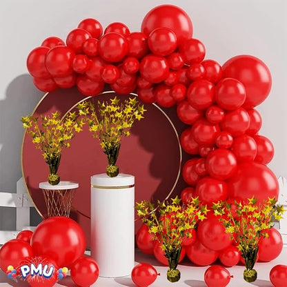PMU Bursting Star Metallic Foil Spray Centerpiece- Gold Balloon Weights - Image 8