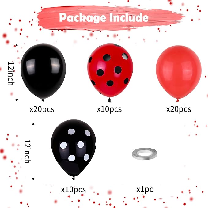 Ladybug Balloons - Image 2