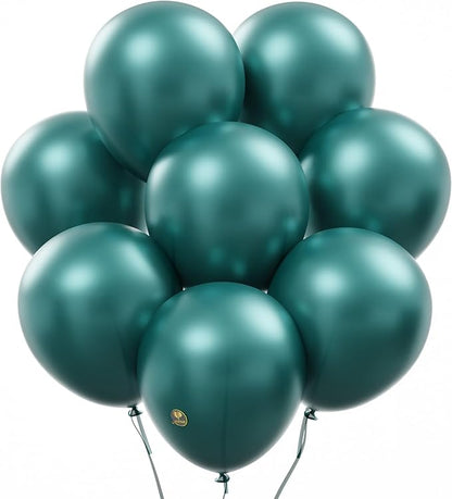 AFTERLOON® Biodegradable Natural Rubber Latex Balloons 24 pcs Pearlized Emerald by AFTERLOON%C2%AE