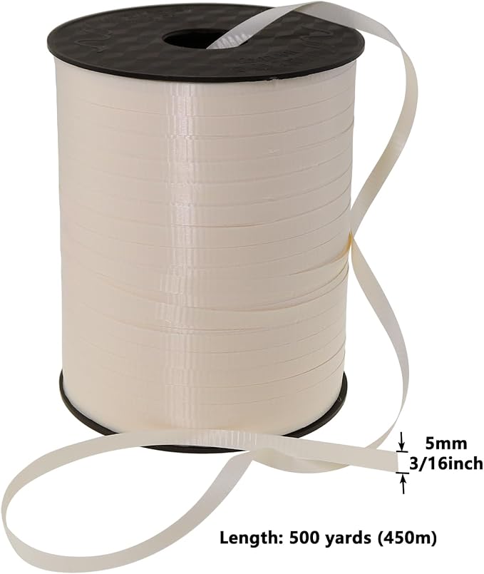 500 Yards Curling Ribbon Crinkle Balloon String Metallic Color 3/16 Inch - Image 2
