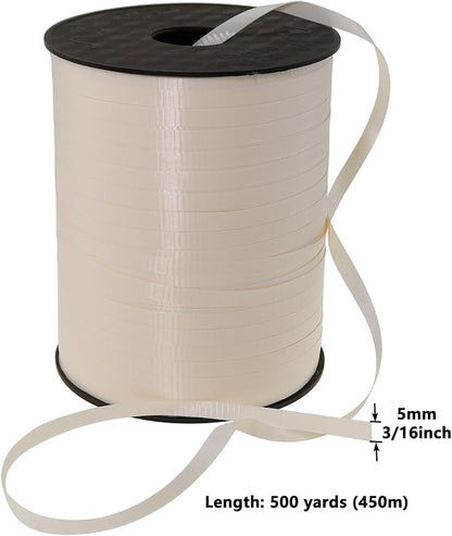500 Yards Curling Ribbon Crinkle Balloon String Metallic Color 3/16 Inch - Image 2