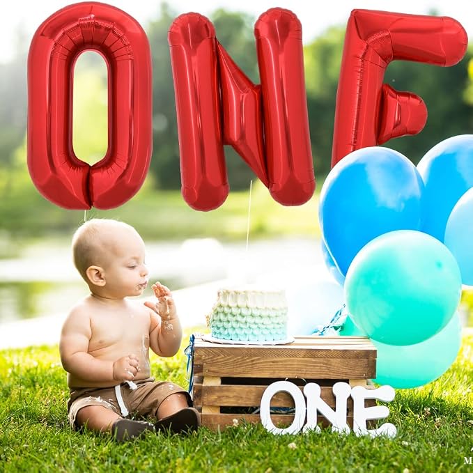 TONIFUL 40 Inch Large Bright Red Letter Balloons A-Z, Giant Jumbo Helium Foil - Image 4