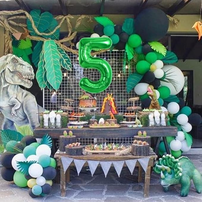 TONIFUL 40 Inch Large Dark Green Number 25 Balloons Giant Digital 25 or 52 - Image 4