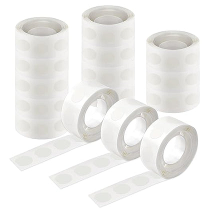 UPINS 1500Pcs Glue Points Dots 15mm Removable Balloon Glue Tape Dots | 15 Rolls by UPINS