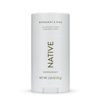Native Deodorant Contains Naturally Derived Ingredients, 72 Hour Odor Control | Seasonal Scents for Women and Men, Aluminum Free with Baking Soda, Coconut Oil & Shea Butter | Bergamot & Pine